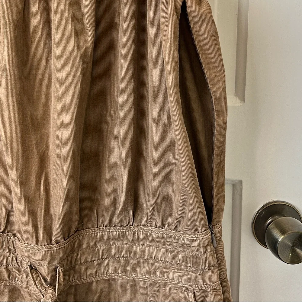 Anthropologie Brown Corduroy Jumpsuit - Picture 8 of 10